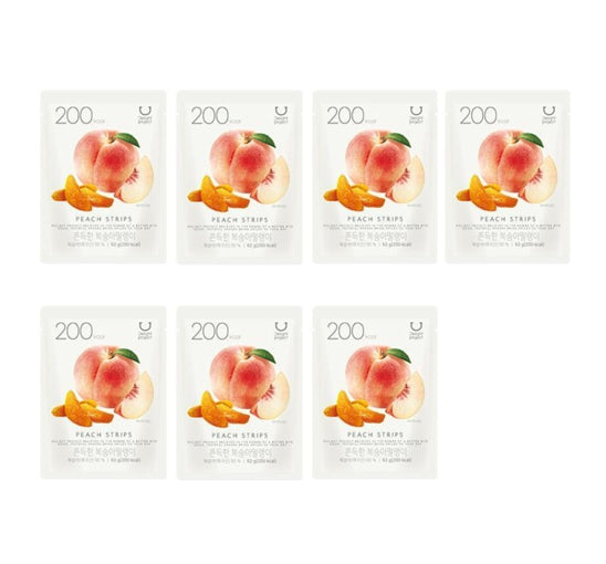 7 X DELIGHT PROJECT Peach Strips 62g from Korea