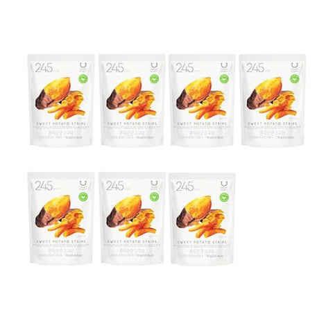 7 X DELIGHT PROJECT Sweet Potato Strips 70g from Korea