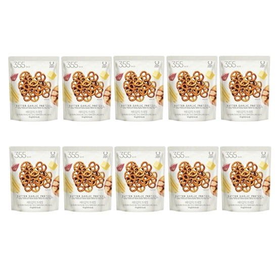 10 x DELIGHT PROJECT Butter Garlic Pretzel 70g from Korea