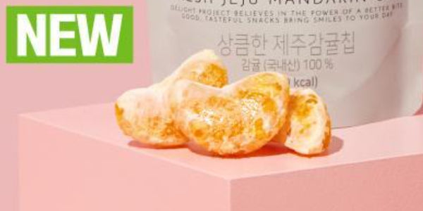 10 X DELIGHT PROJECT Fresh Jeju Mandarin Chip 8g from Korea