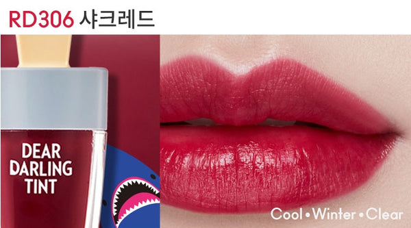 ETUDE Dear Darling Water Gel Tint (Ice Cream Tint) 4.5g, 5 Colours from Korea by ETUDE