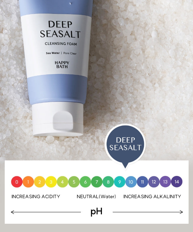 2 x HAPPY BATH Deep Seasalt Cleansing Foam 150g from Korea by HAPPY BATH