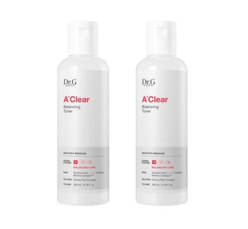 2 x Dr.G A-Clear Balancing Toner 200ml from Korea by Dr.G