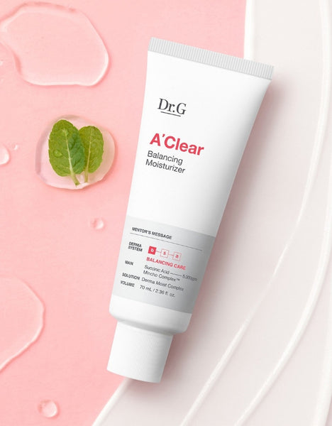2 x Dr.G A'clear Balancing Moisturizer 70ml from Korea