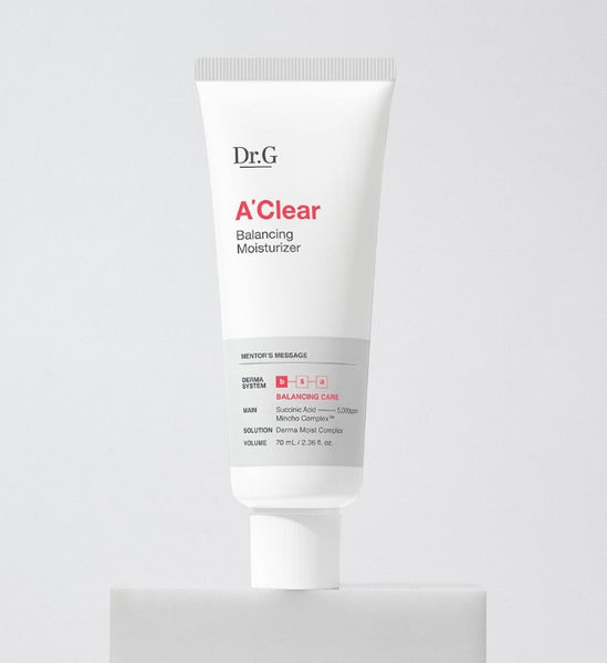 2 x Dr.G A'clear Balancing Moisturizer 70ml from Korea