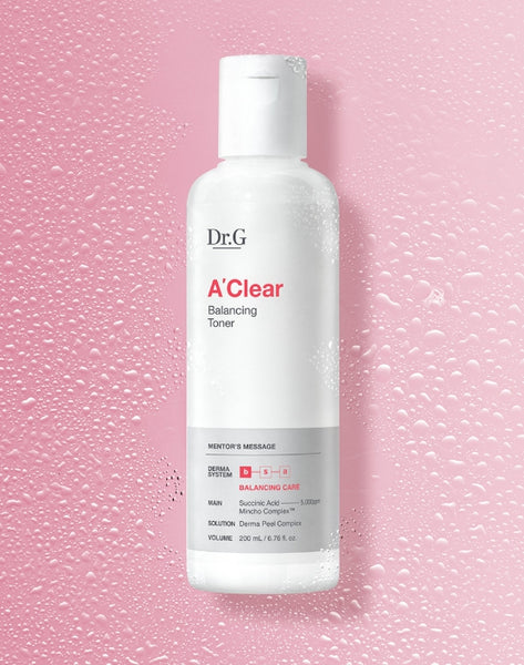 Dr.G A'clear Balancing Toner 200ml from Korea