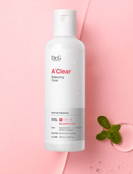 Dr.G A'clear Balancing Toner 200ml from Korea