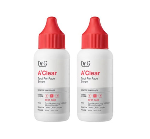 2 x Dr.G A'clear Spot For Face Serum 45ml from Korea