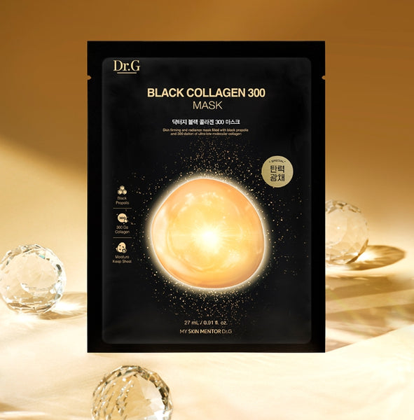 4 x Dr.G Black Collagen 300 Mask 27g from Korea by Dr.G