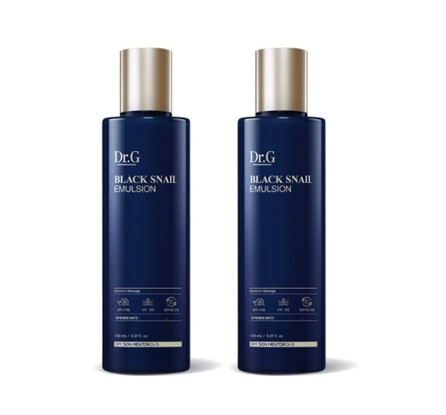 2 x Dr.G Black Snail Emulsion 150ml from Korea by Dr.G