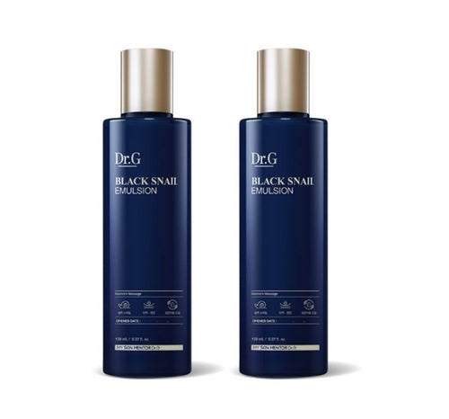 2 x Dr.G Black Snail Emulsion 150ml from Korea by Dr.G