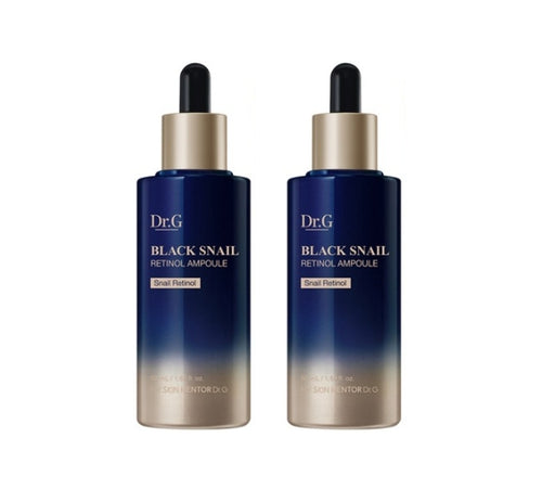 2 x Dr.G Black Snail RETINOL Ampoule 50ml from Korea by Dr.G