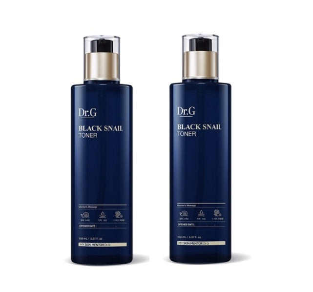 2 x Dr.G Black Snail Toner 150ml from Korea by Dr.G