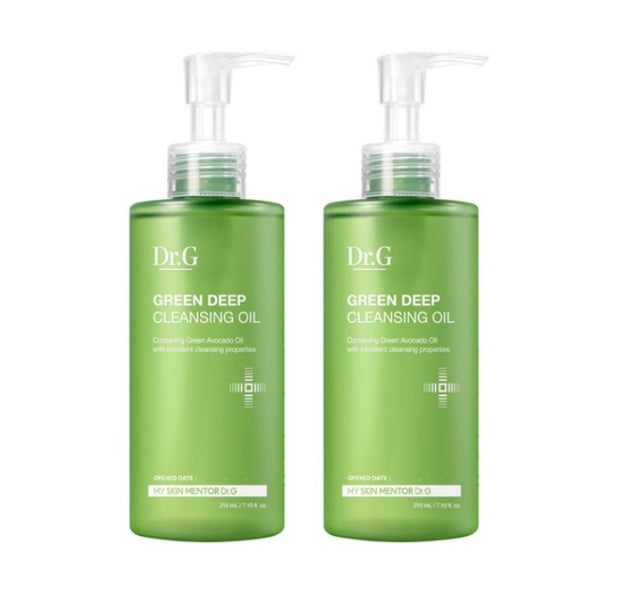 2 x Dr.G Green Deep Cleansing Oil 210ml from Korea by Dr.G
