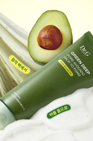 2 x Dr.G Green Deep Pore Avocado Pack To Foam 200ml from Korea by Dr.G
