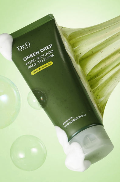 2 x Dr.G Green Deep Pore Avocado Pack To Foam 200ml from Korea by Dr.G