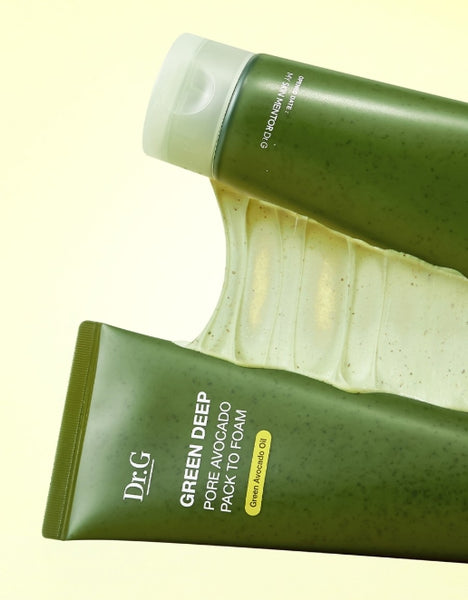2 x Dr.G Green Deep Pore Avocado Pack To Foam 200ml from Korea by Dr.G