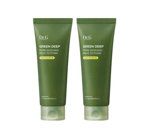 2 x Dr.G Green Deep Pore Avocado Pack To Foam 200ml from Korea by Dr.G