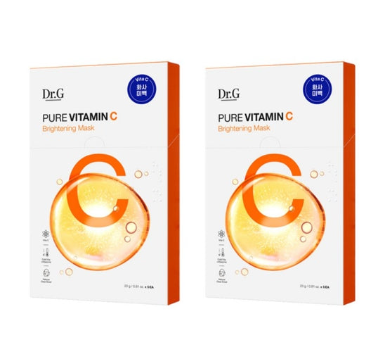 Dr.G Pure Vitamin Mask Pack (12 Stück, Vitamin A/ B5/ C) aus Korea