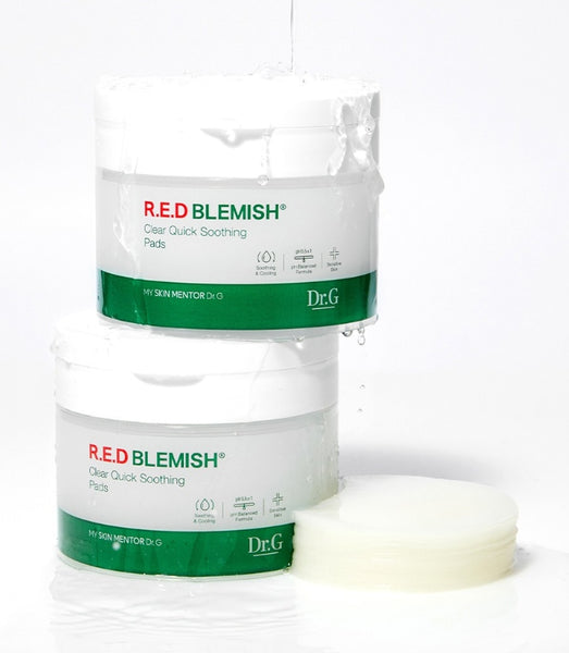 Dr.G R.E.D Blemish Clear Quick Soothing Pads, 70 Pads from Korea