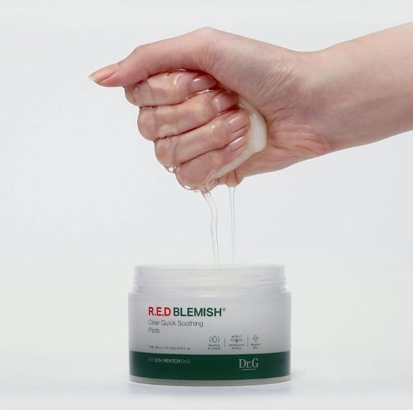 Dr.G R.E.D Blemish Clear Quick Soothing Pads, 70 Pads from Korea