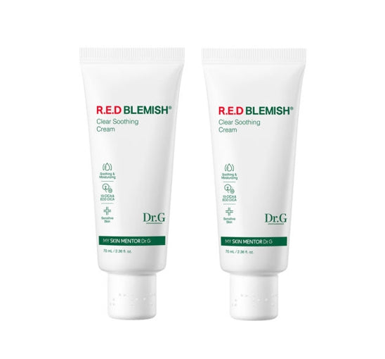 Dr.G R.E.D Blemish Clear Soothing Cream 70ml (Tube) from Korea by Dr.G