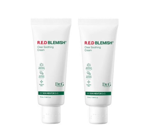 2 X Dr.G R.E.D Blemish Clear Soothing Cream 70ml (Tube) from Korea by Dr.G