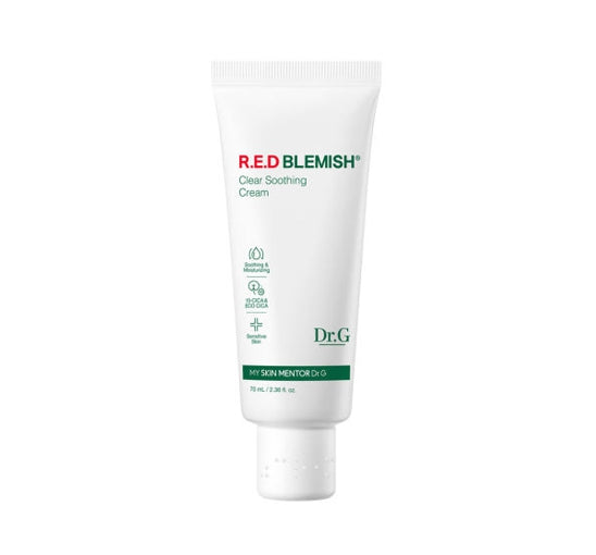 Dr.G R.E.D Blemish Clear Soothing Cream 70ml (Tube) from Korea by Dr.G