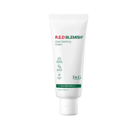 Dr.G R.E.D Blemish Clear Soothing Cream 70ml (Tube) from Korea by Dr.G