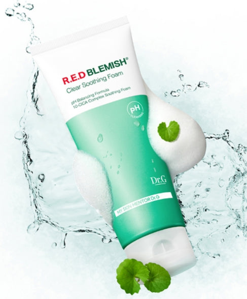 Dr.G R.E.D Blemish Clear Soothing Foam 200ml from Korea by Dr.G