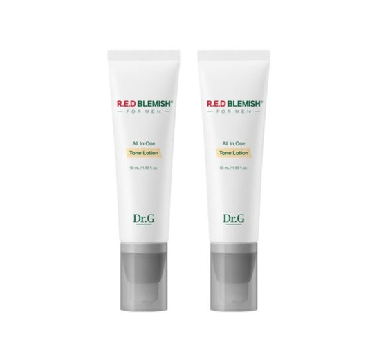 2 X [MEN] Dr.G R.E.D Blemish For Men All In One Tone Lotion 50ml from Korea by Dr.G