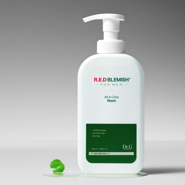 [Men] Dr.G R.E.D Blemish For Men All In One Wash 500ml from Korea