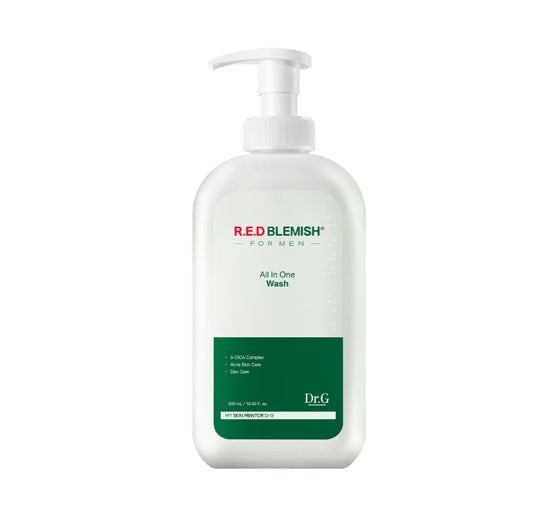 [Men] Dr.G R.E.D Blemish For Men All In One Wash 500ml from Korea
