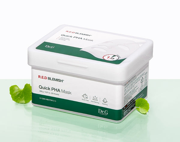 Dr.G R.E.D Blemish Quick PHA Mask 30 Sheets from Korea by Dr.G