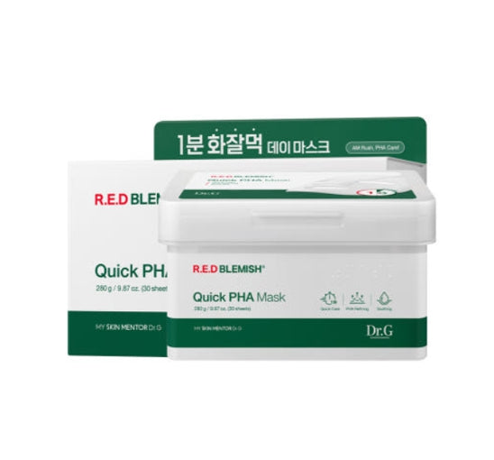 Dr.G R.E.D Blemish Quick PHA Mask 30 Sheets from Korea by Dr.G