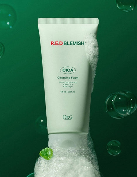 2 x Dr.G Red Blemish Cica Cleansing Foam 120ml from Korea_CL by Dr.G