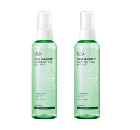 2 x Dr.G Red Blemish Clear Soothing Body Mist 155ml from Korea