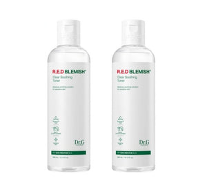 2 x Dr.G Red Blemish Clear Soothing Toner 300ml from Korea