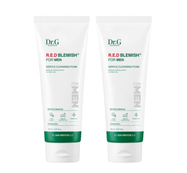 2 x [MEN] Dr.G Red Blemish for Men All Gentle Cleansing Foam 150ml from Korea_CL by Dr.G