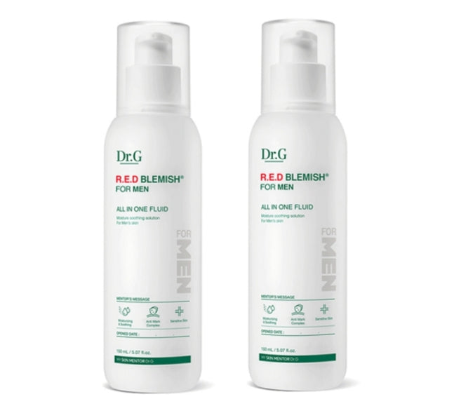 2 x [MEN] Dr.G Red Blemish for Men All In One Fluid 150ml from Korea by Dr.G
