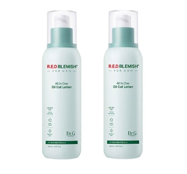 2 x [MEN] Dr.G Red Blemish for Men All In One Oil Cut Lotion 150ml from Korea by Dr.G