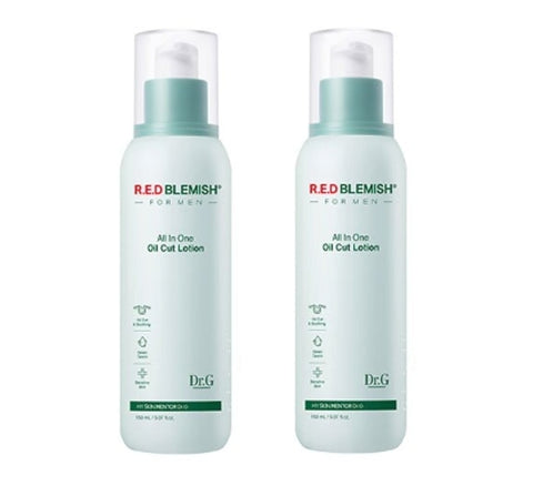 2 x [MEN] Dr.G Red Blemish for Men All In One Oil Cut Lotion 150ml from Korea