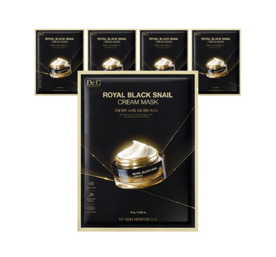 5 x Dr.G Royal Black Snail Cream Mask 16g from Korea by Dr.G