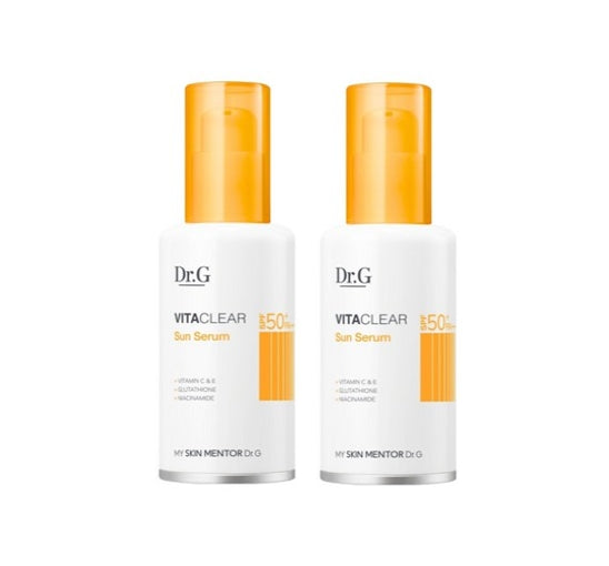 2 X Dr.G VITACLEAR Sun Serum 50ml SPF50+ PA++++ from Korea by Dr.G