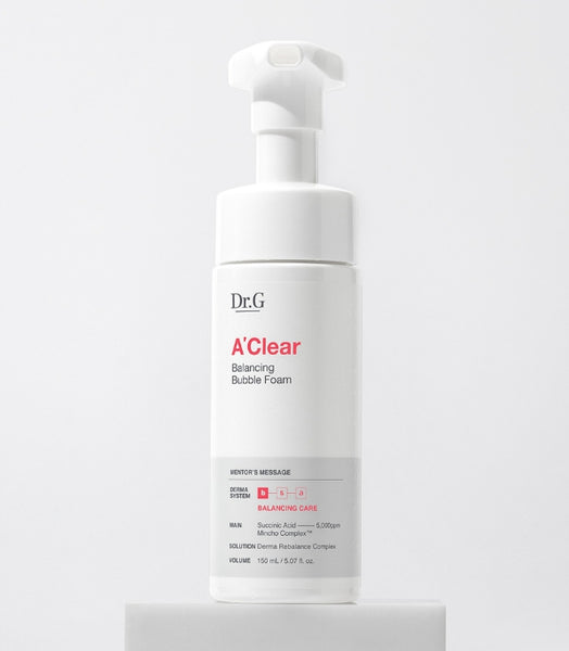 2 x Dr.G A-Clear Balancing Bubble Foam 150ml from Korea by Dr.G