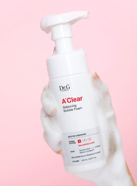 2 x Dr.G A-Clear Balancing Bubble Foam 150ml from Korea by Dr.G
