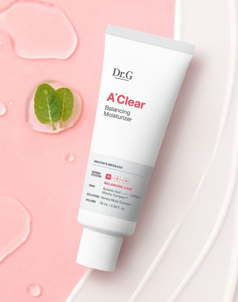 2 x Dr.G A-Clear Balancing Moisturizer 70ml from Korea by Dr.G