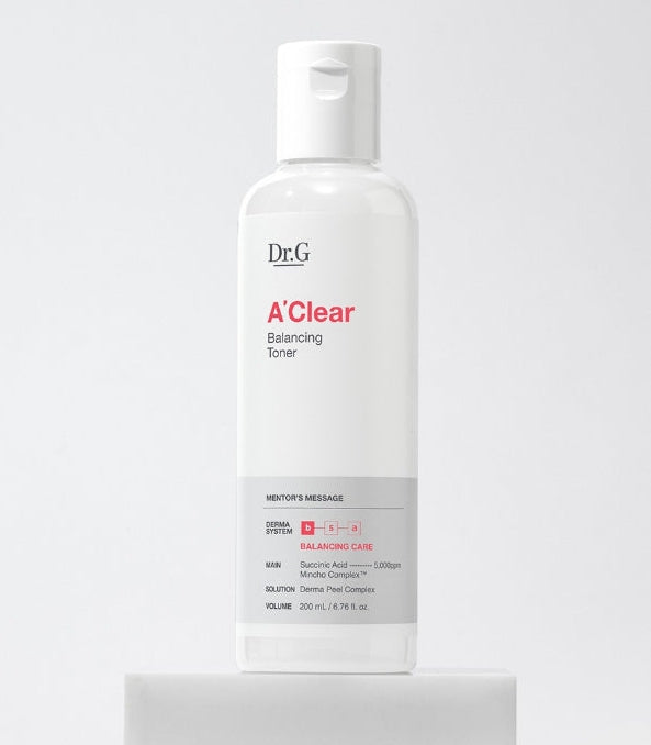 Dr.G A-Clear Balancing Toner 200ml from Korea by Dr.G