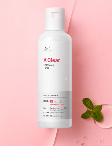2 x Dr.G A-Clear Balancing Toner 200ml from Korea by Dr.G