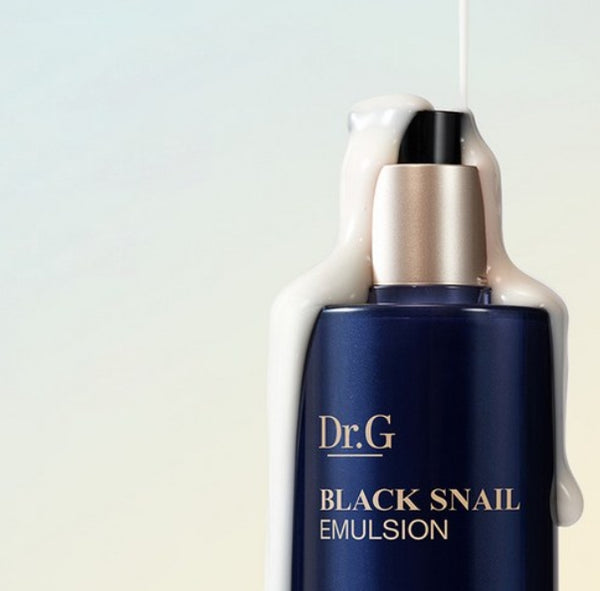 Dr.G Black Snail Prestige Toner, Emulsion, Cream and Ampoule Set (4 Items) from Korea by Dr.G